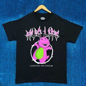 Barney Hug Life Television Show T-shirt Size Large